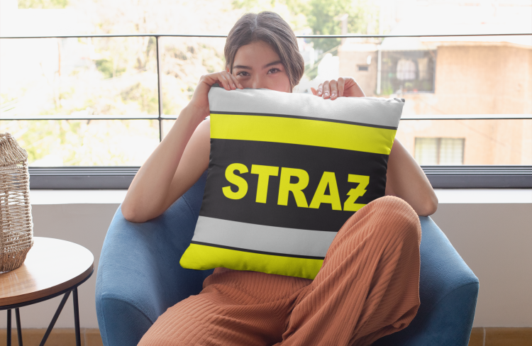 Poszewka Poduszka Straż Pożarna Napis