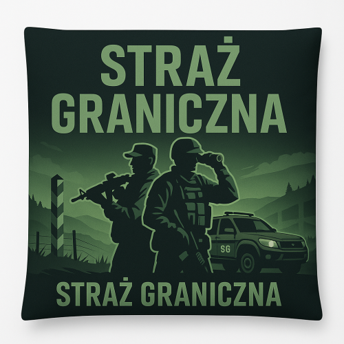 Poszewka Poduszka Straż Graniczna Granica