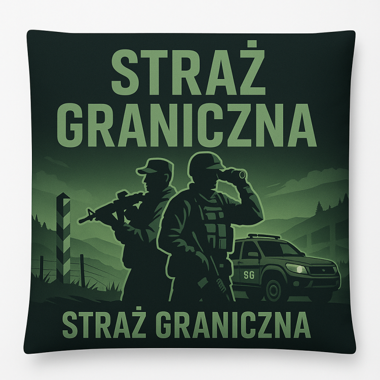 Poszewka Poduszka Straż Graniczna Granica
