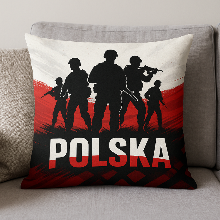 Poszewka Poduszka patriotyczna Polska Wojsko