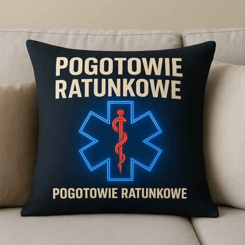 Poszewka Poduszka Pogotowie Ratunkowe Znak