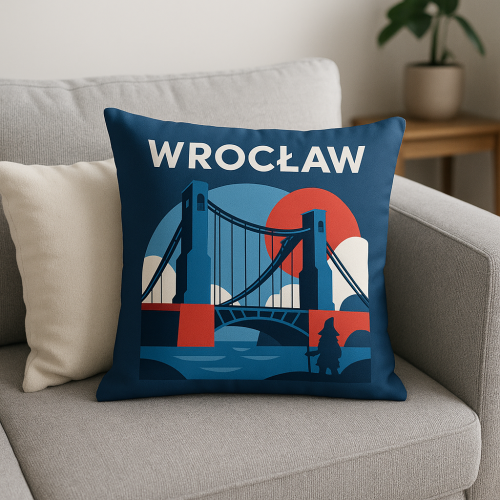 Poszewka Poduszka Miasto Wrocław