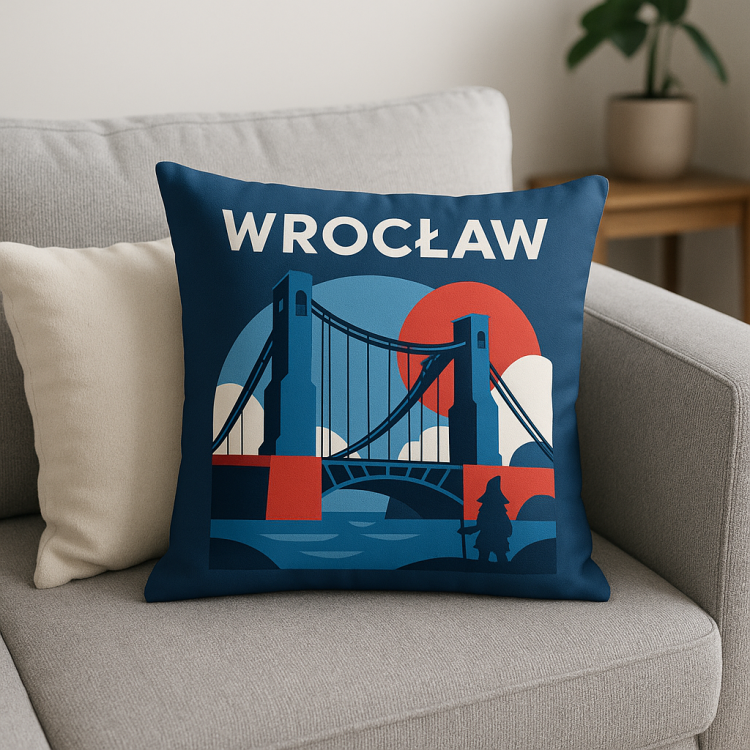 Poszewka Poduszka Miasto Wrocław