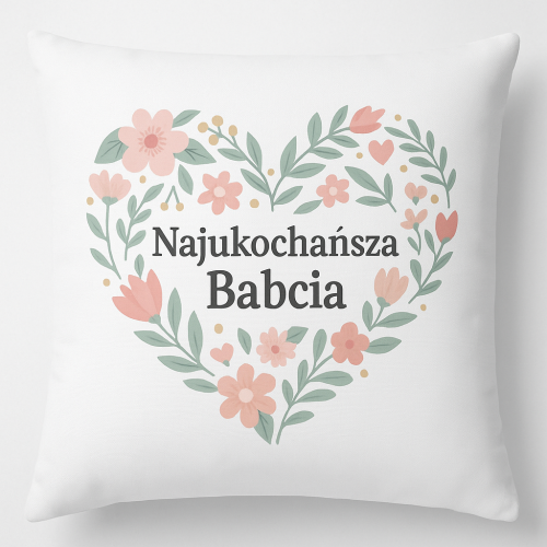Poszewka Poduszka Najukochańsza Babcia