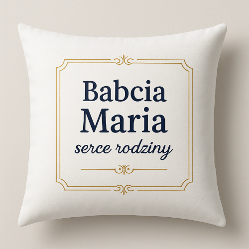 Personalizowana Babcia (Imię) serce rodziny.png