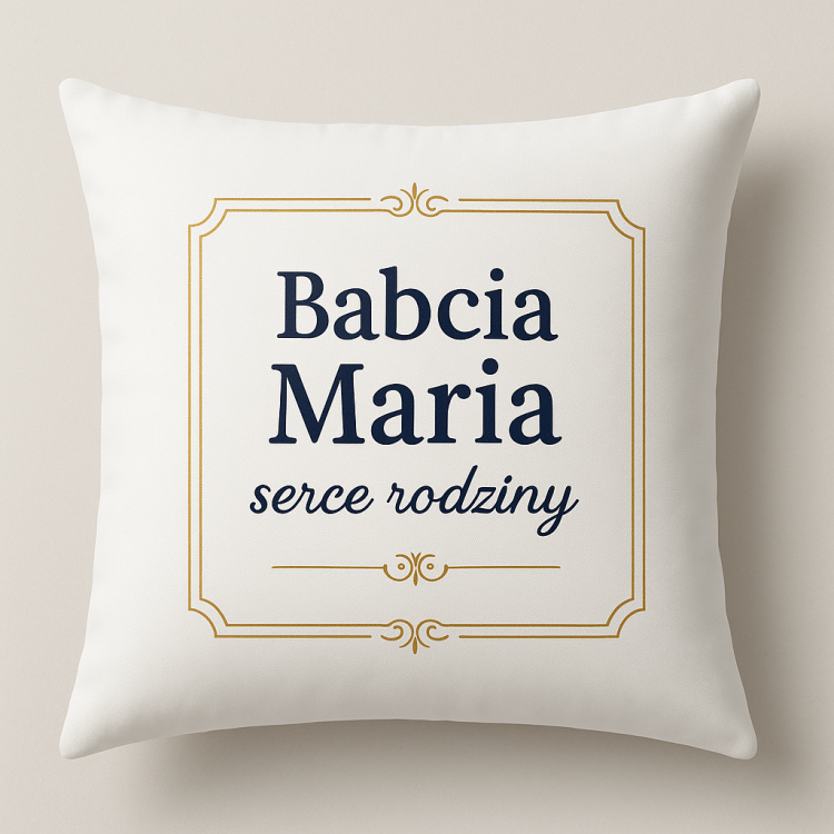Personalizowana Babcia (Imię) serce rodziny.png