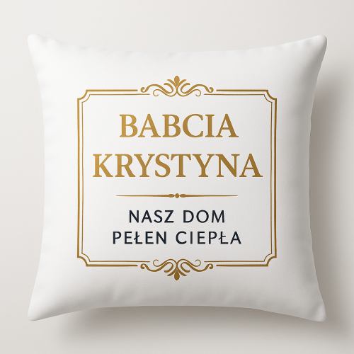 Personalizowana Babcia (Imię) Nasz Dom Pełen Ciepła.png