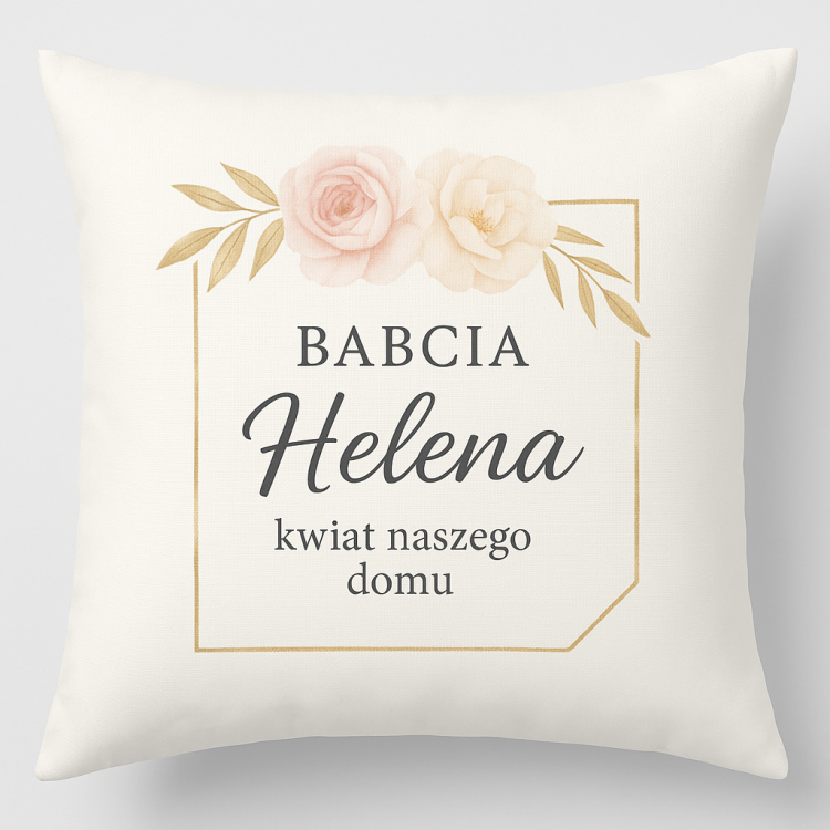 Personalizowana Babcia (Imię) kwiat naszego domu.png